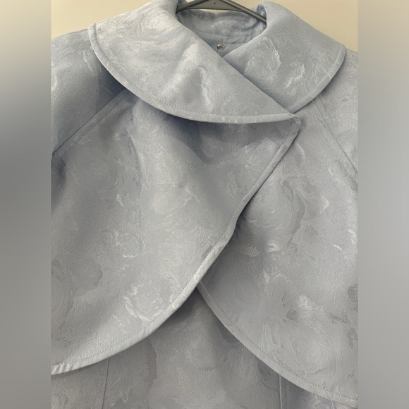 Tahari ASL Women's Floral Jacquard Wrap Jacket and Dress Set - Picture 7 of 12